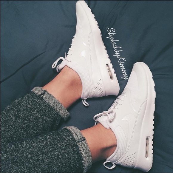 🌸 NIKE AIR MAX Thea Sneakers Shoes White New - Picture 7 of 7